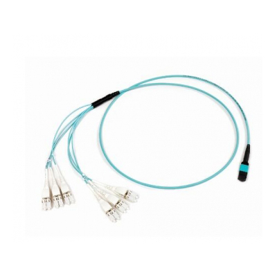 12 CORE MPO Female - 12 LC/UPC connector-OM3 Braekout Cable