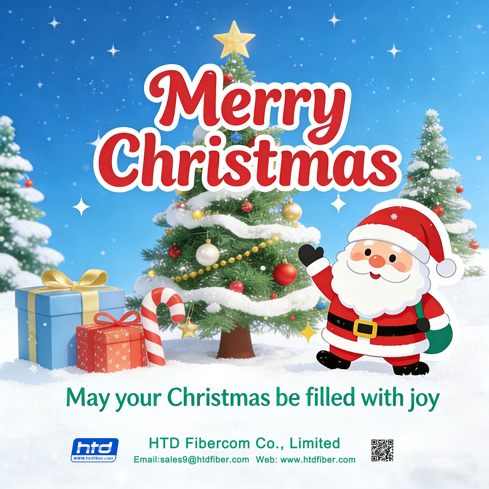 Happy Holidays from HTD Fibercom – Let’s Connect in 2026